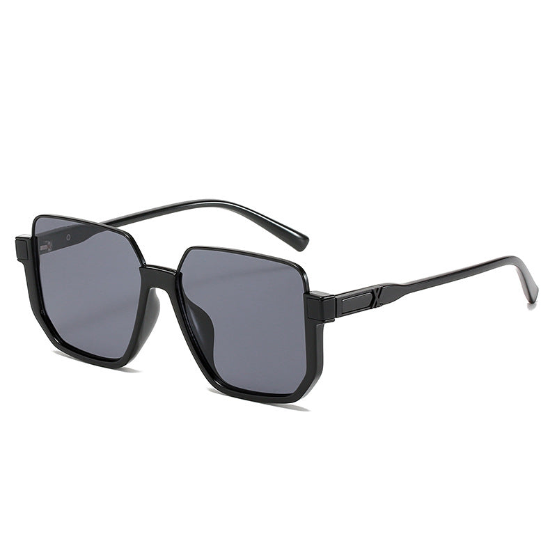 Damen moderne quadratische Sonnenbrille mit stylishem Rahmen Brehn