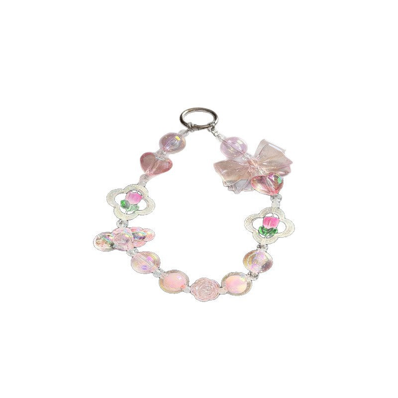 Charmante Perlen Handy Charm Halter Brehn