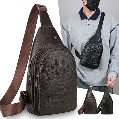 Stylische Krokodil-Textur Sling Bag