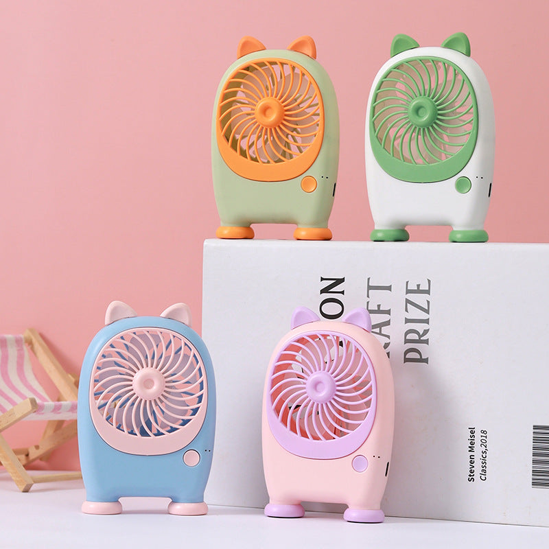 Unisex Tragbarer Mini-Handventilator im verspielten Tierdesign Brehn