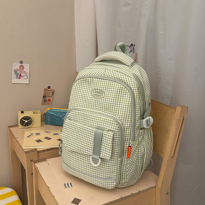 Stylische Schachbrettmuster-Rucksack Brehn 1791205963