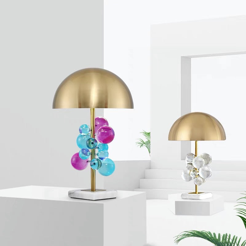 Luxuriöse moderne Glasblasen-Akzentlampe