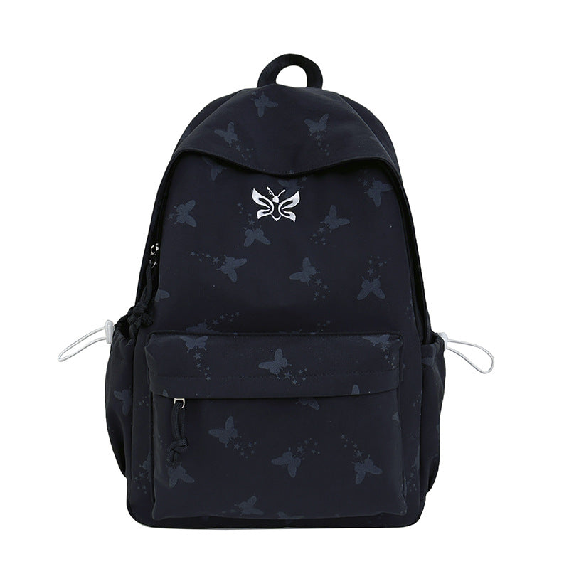 Butterfly-Print Leichter Rucksack