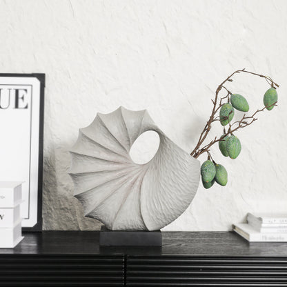 Maritim inspirierten dekorativen Muschelskulptur