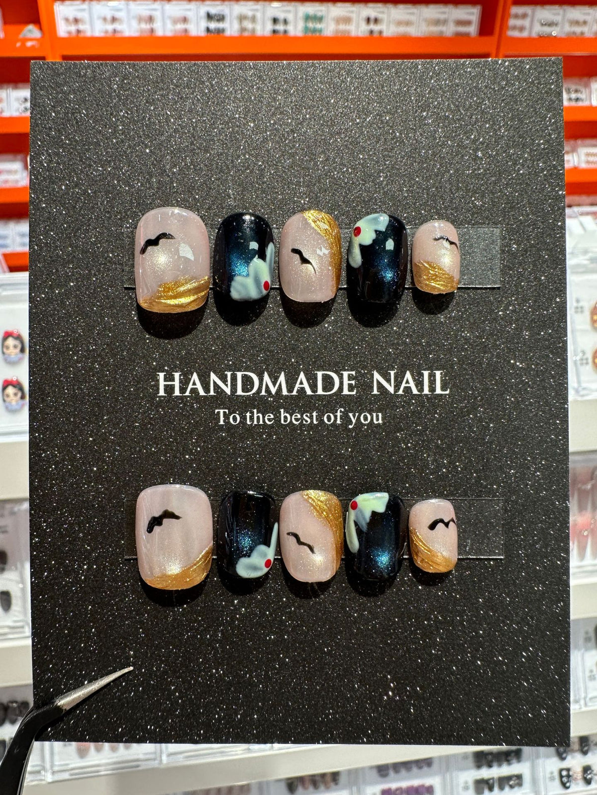 Künstlerisches handgemachtes Nagelkunstset