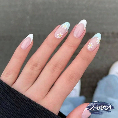 Künstlerisches Florales Acryl-Nagelkunst-Set