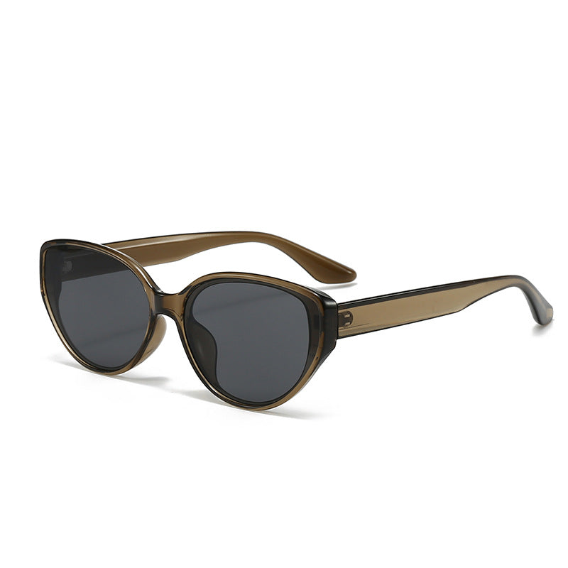 Damen Cat-Eye Brille mit transparentem Rahmen Brehn