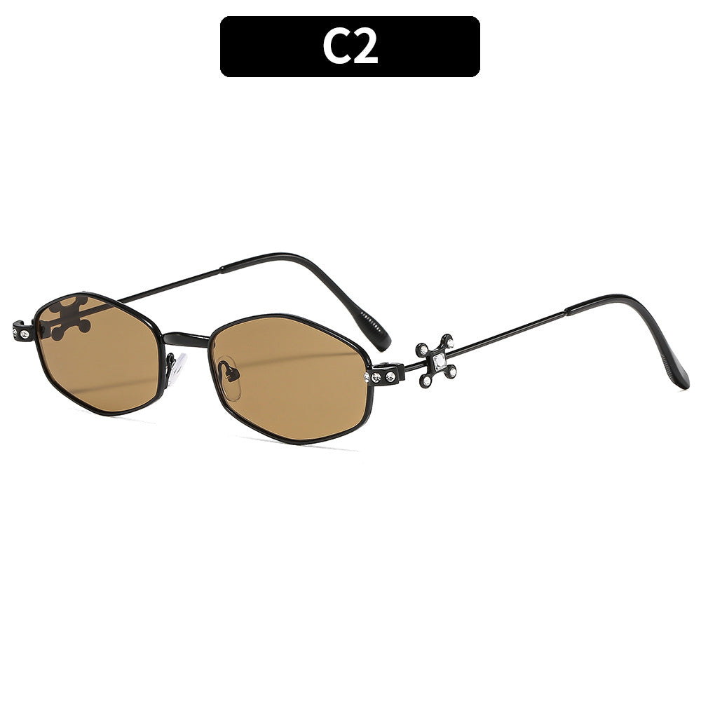 Dekorative Metallrahmenbrillen