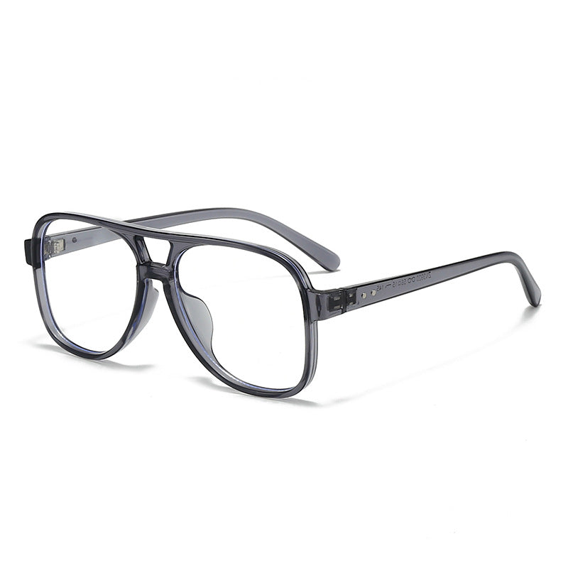 Herren Übergroße Transparente Quadratische Brille Brehn