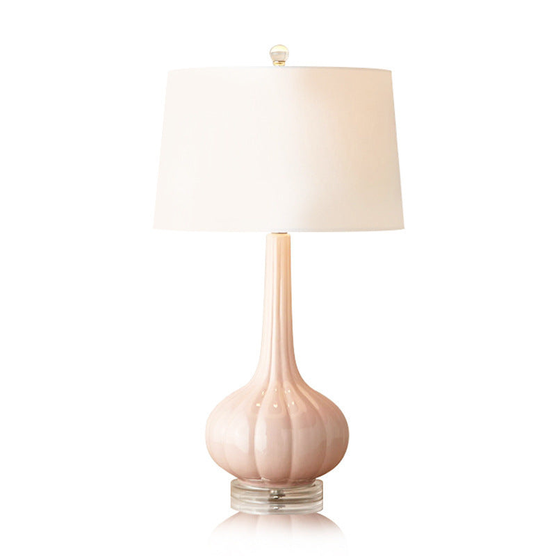 Elegante Glas Tischlampe