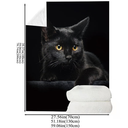 Katze-Themen Plüschdecke