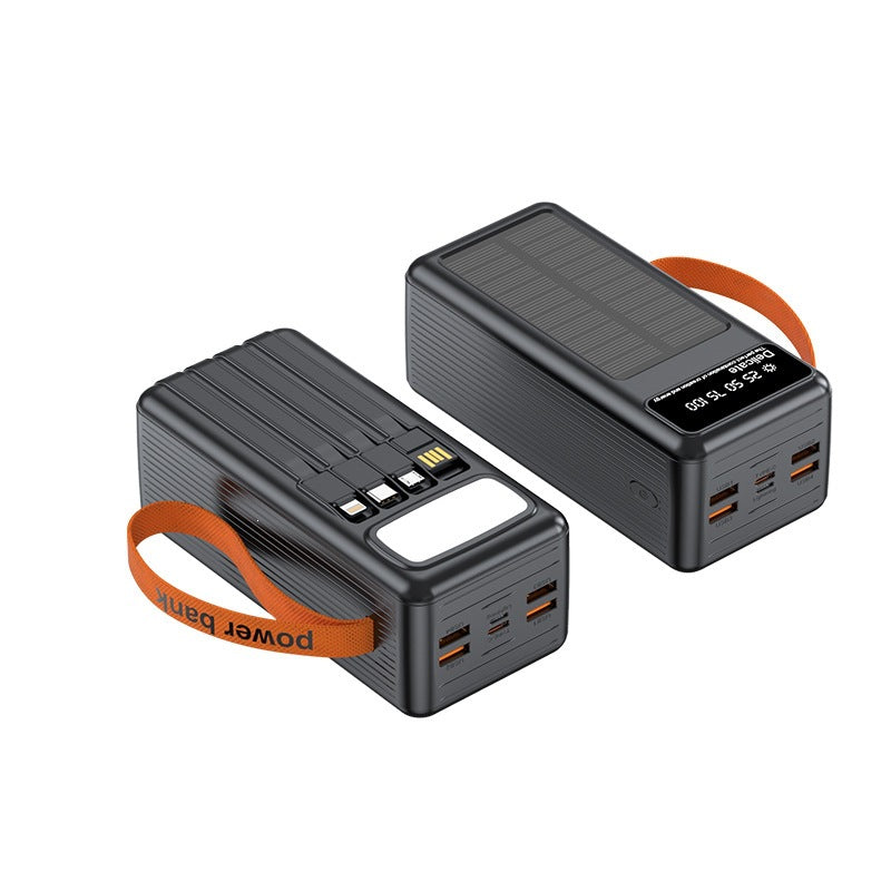 Multifunktionale Solar-Powerbank mit Digitaler Ladeanzeige Brehn