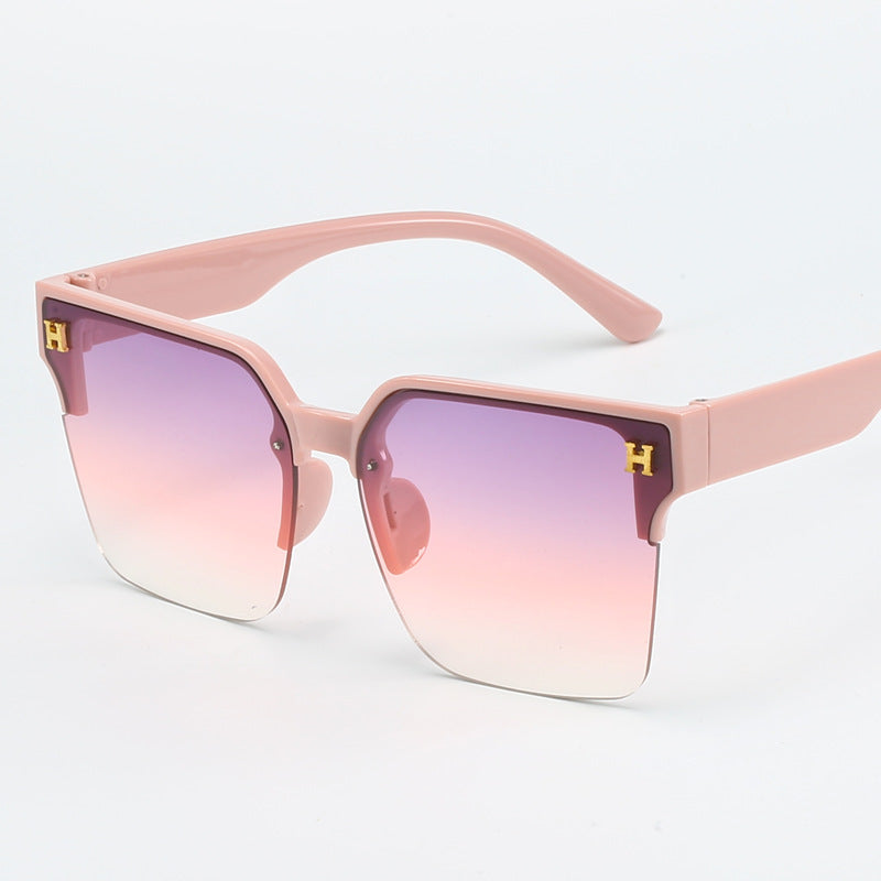 Damen quadratische Sonnenbrille mit elegantem Metallrahmen Brehn