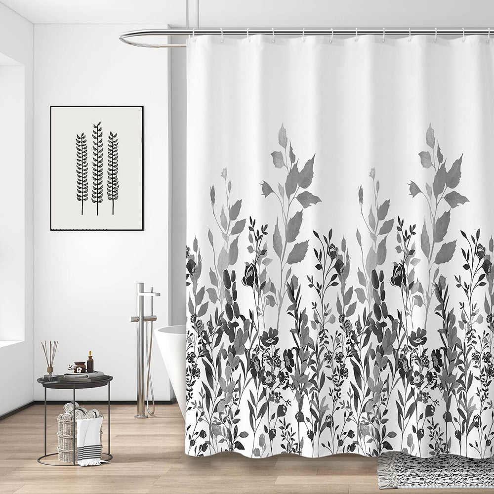 Florales Druck Duschvorhang Brehn