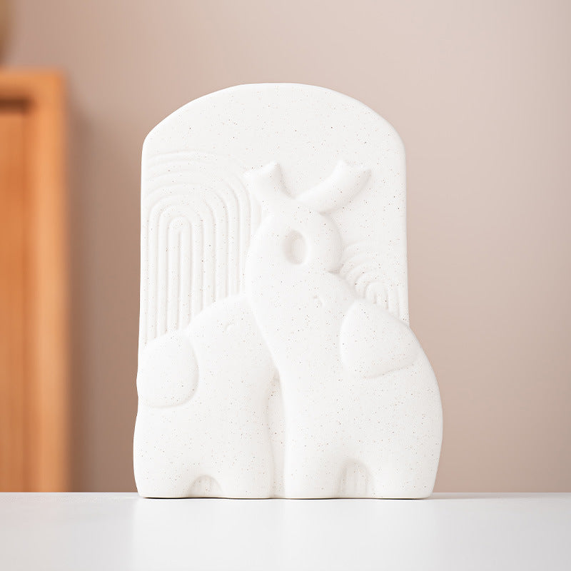 Künstlerische Elefantenförmige Dekorative Skulptur