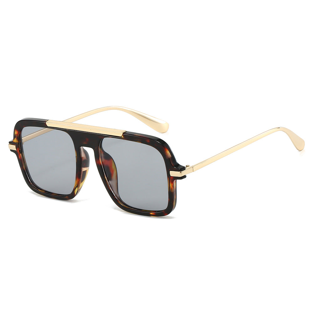 Damen modische Sonnenbrille mit angesagtem quadratischem Rahmen Brehn