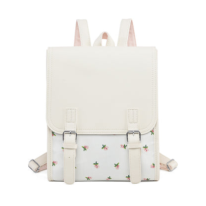 Blumenmuster Strukturierter Rucksack Brehn