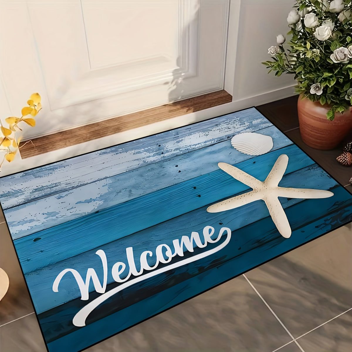 Aquatische Thema Badezimmermatte Brehn