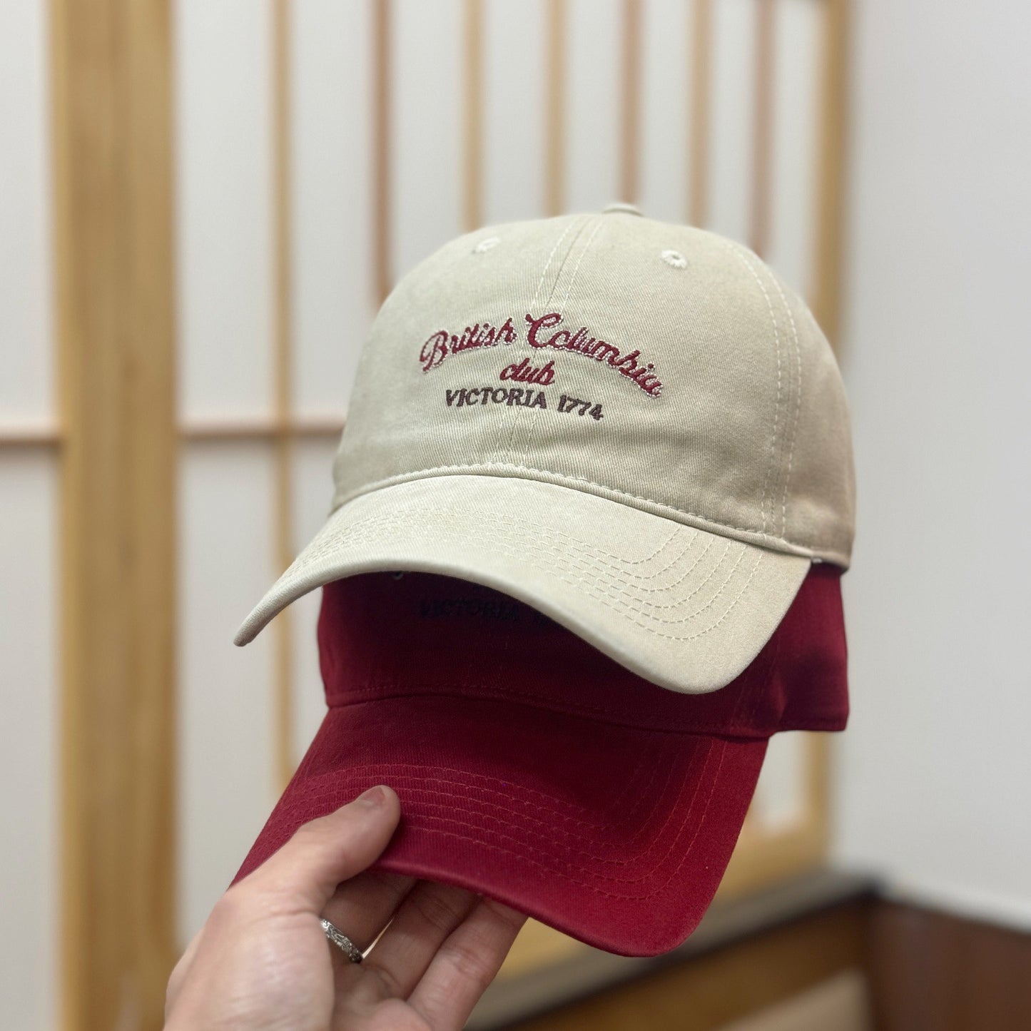 Herren Vintage-inspirierte verrostete Baseballmütze Brehn