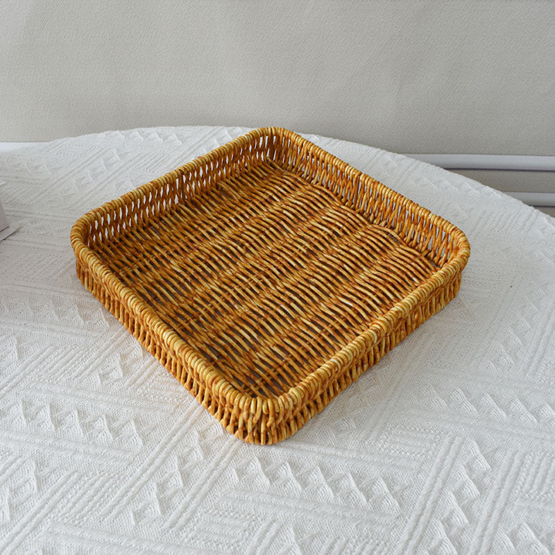 Elegante handgewebte Servierplatte Brehn
