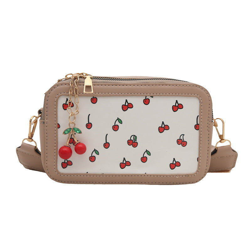 Fun Kirschenmotiv Umhängetasche Brehn