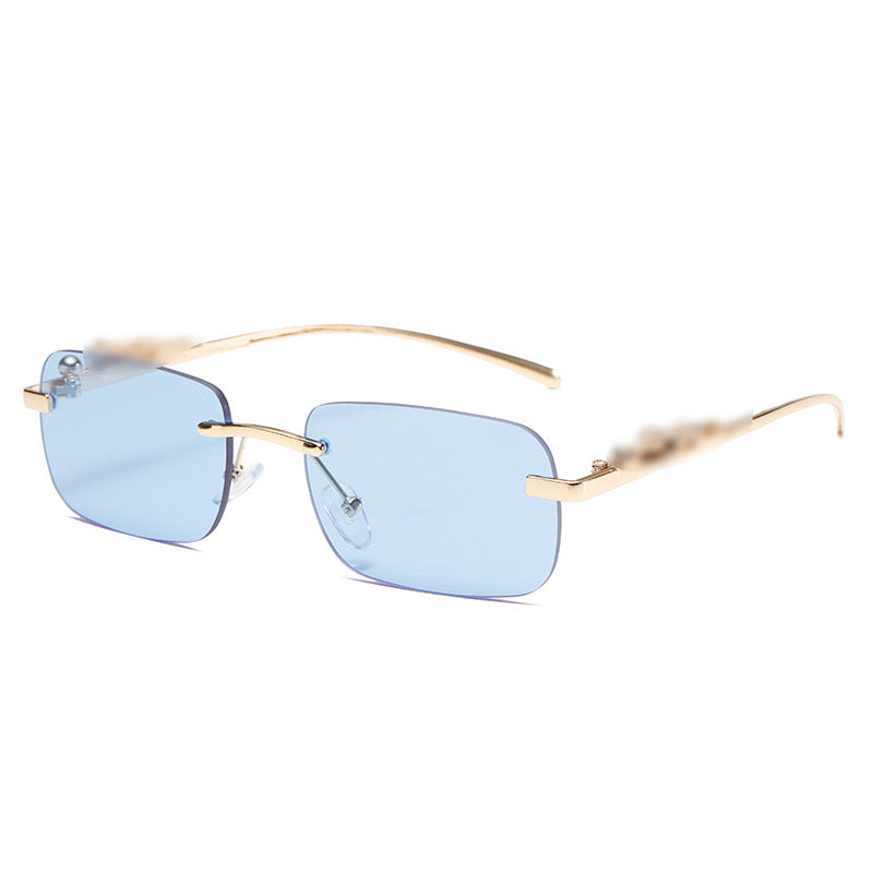Damen stilvolle rechteckige Sonnenbrille Brehn