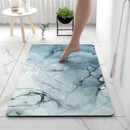 Stylische Marmor Design Badmatte Brehn