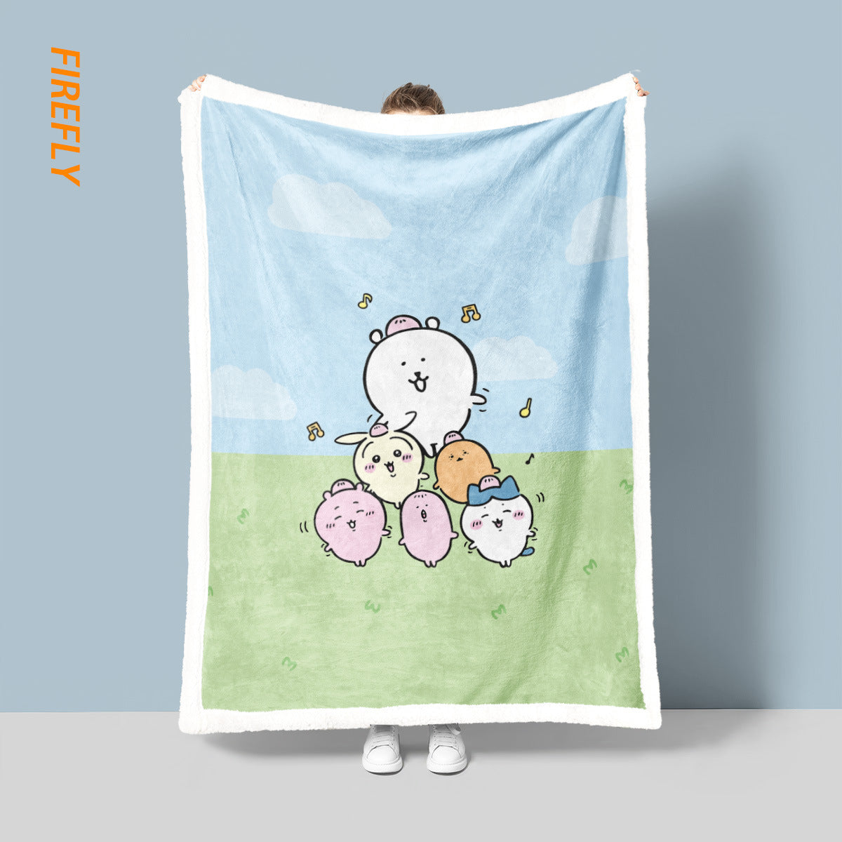 Cartoon-Themen Fleece-Wurfdecke