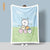 Cartoon-Themen Fleece-Wurfdecke