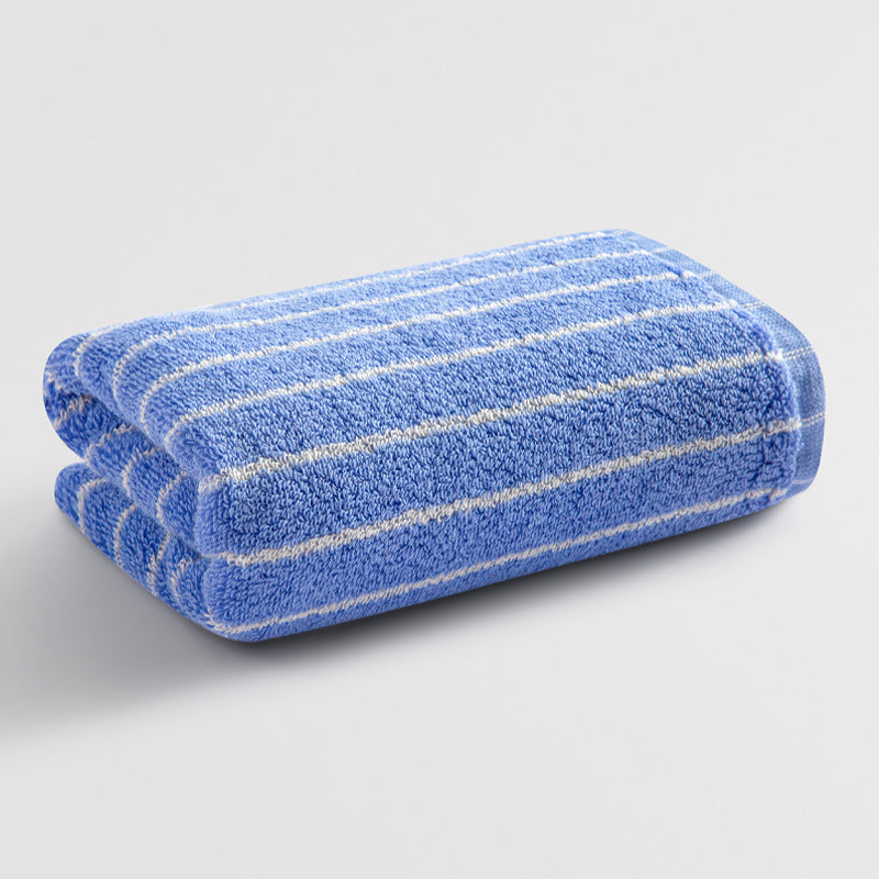 Damen Elegantes Frottee Badetuch mit Streifenmuster Brehn