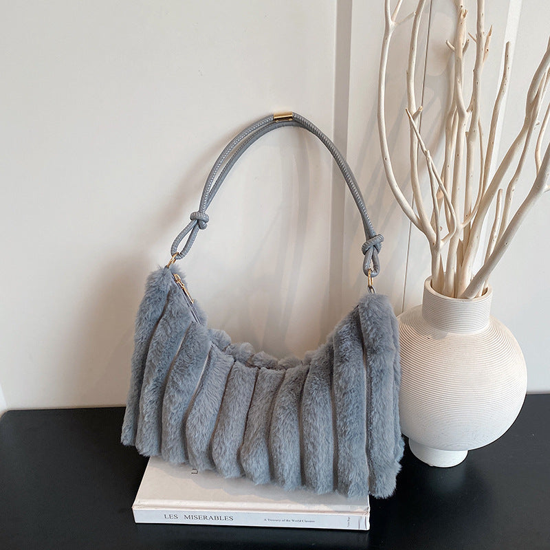 WoPlush Textur Abendtasche Brehn