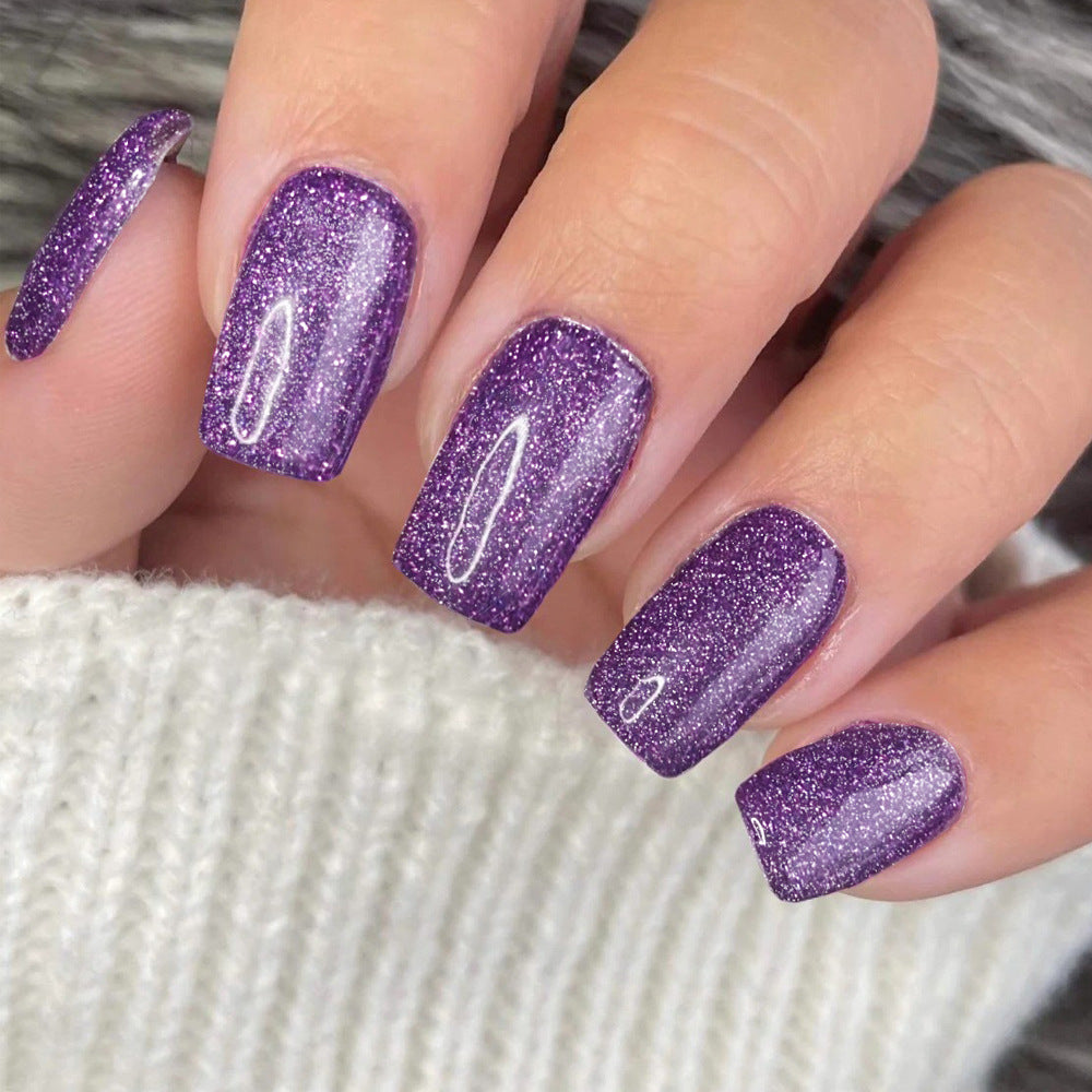Sparkling Glitter Gel Nagel Wraps Brehn