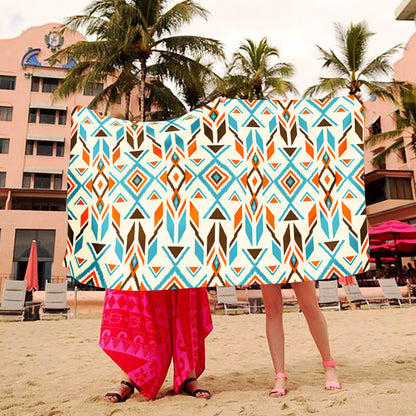 Stranddecke mit kreativem Kunstdesign Brehn