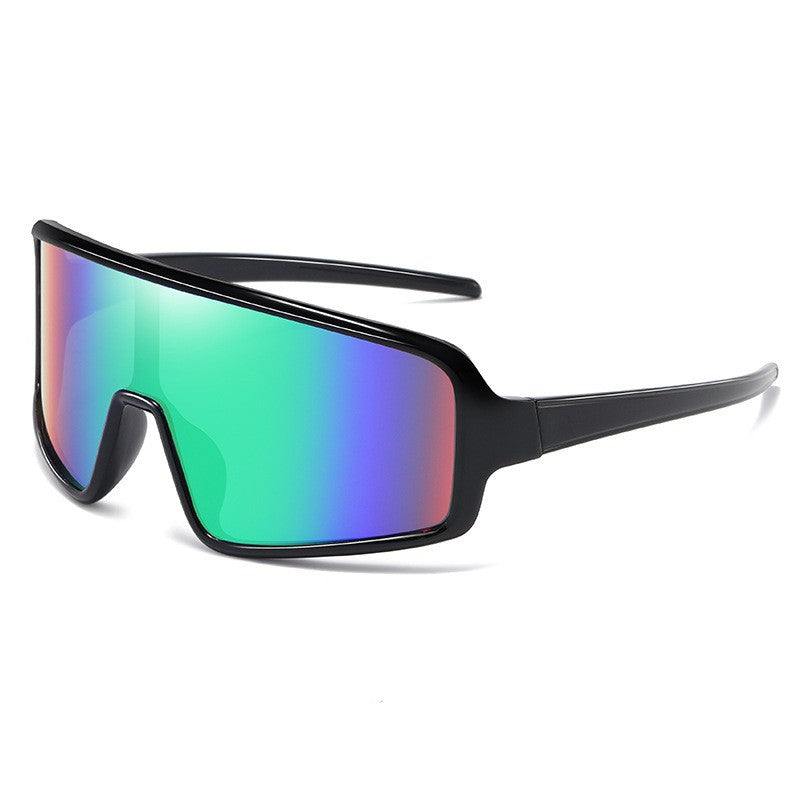 Damen Sportliche Rennsonnenbrille mit großem Sichtfeld und polarisierten Gläsern Brehn