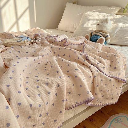 Weiche Musselin Babydecke