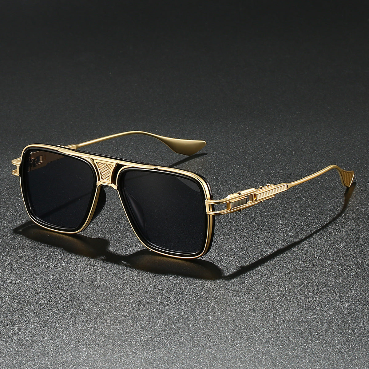 Damen Designer-Sonnenbrille mit luxuriösem Metallrahmen und trendigem Detail Brehn