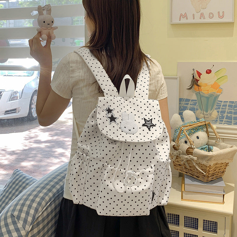 Verspielter Rabbit Verziertes Rucksack Brehn