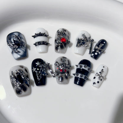 Gothic Nageldekorationsset