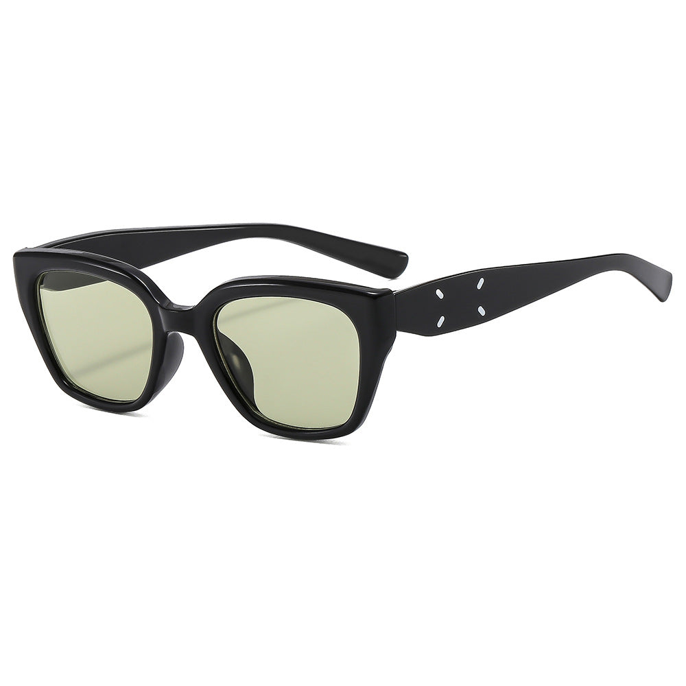 Damen einzigartige Sonnenbrille mit auffällig geformtem Rahmen Brehn