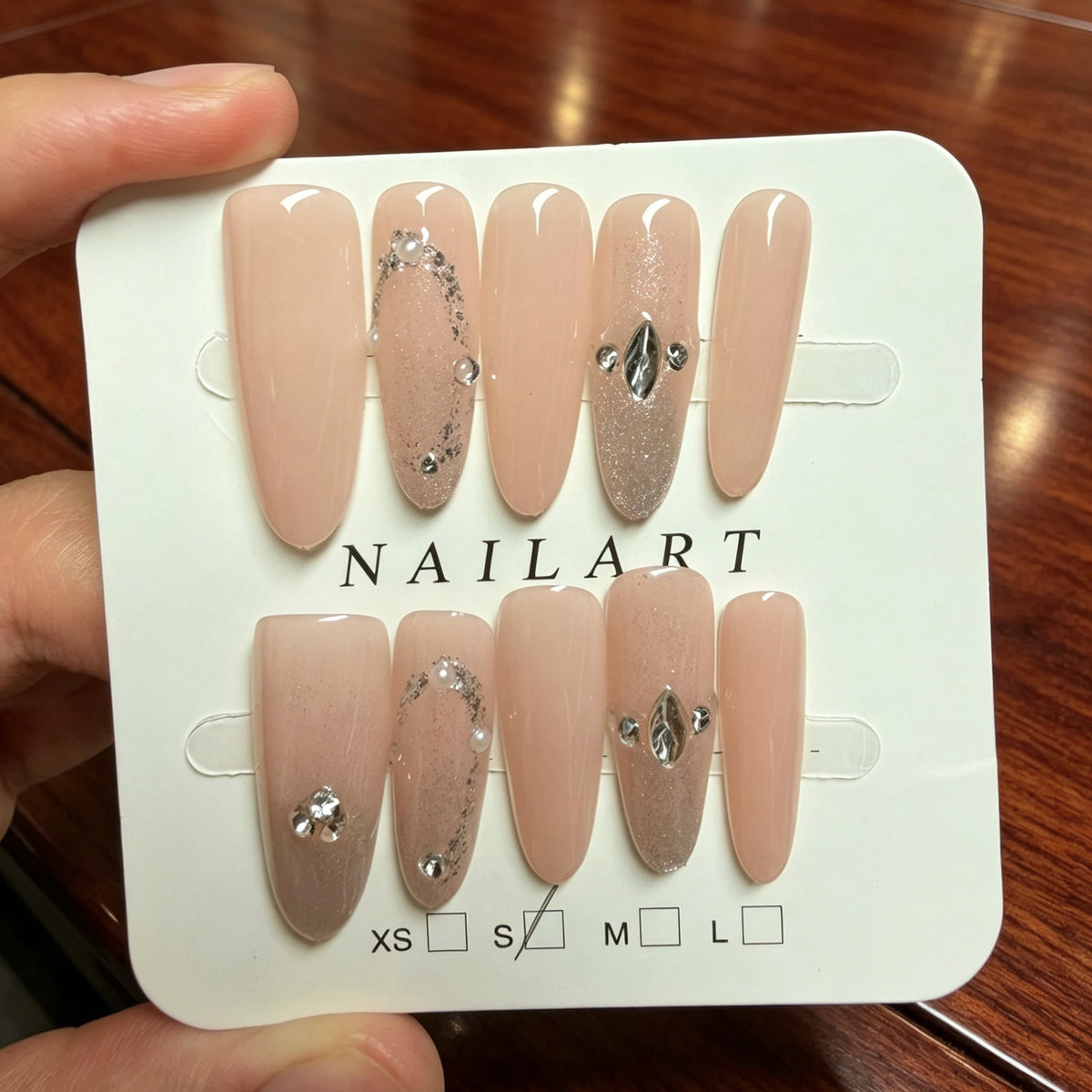 Premium Press-On Nail Art Set Brehn