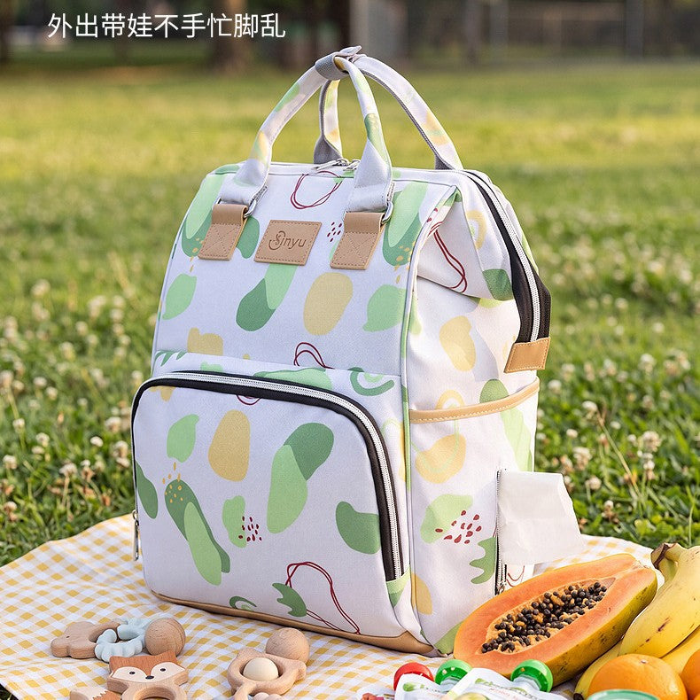 Stylische Mehrfach-Taschen Wickelrucksack Brehn