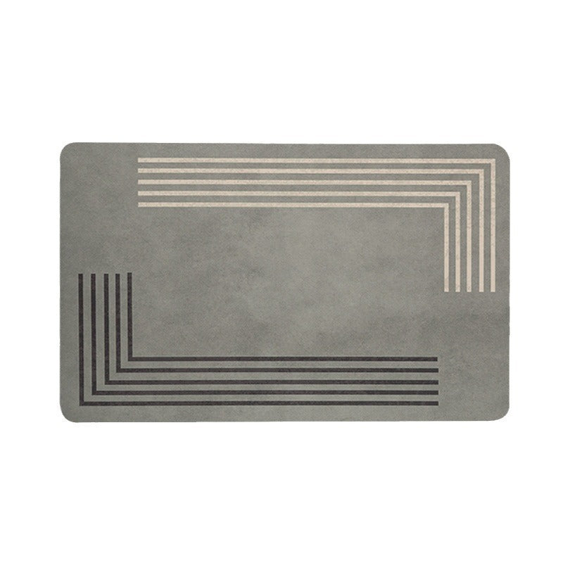 Modern Geometrische Badematte Brehn