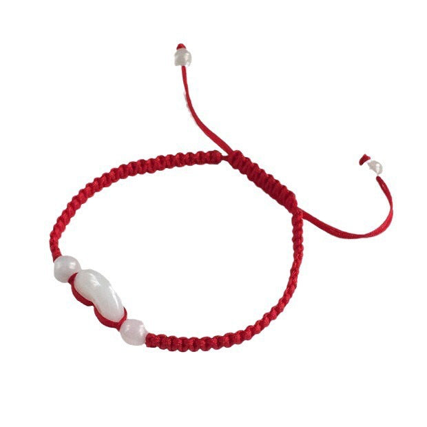 Verstellbares Makramee Perlenarmband Brehn