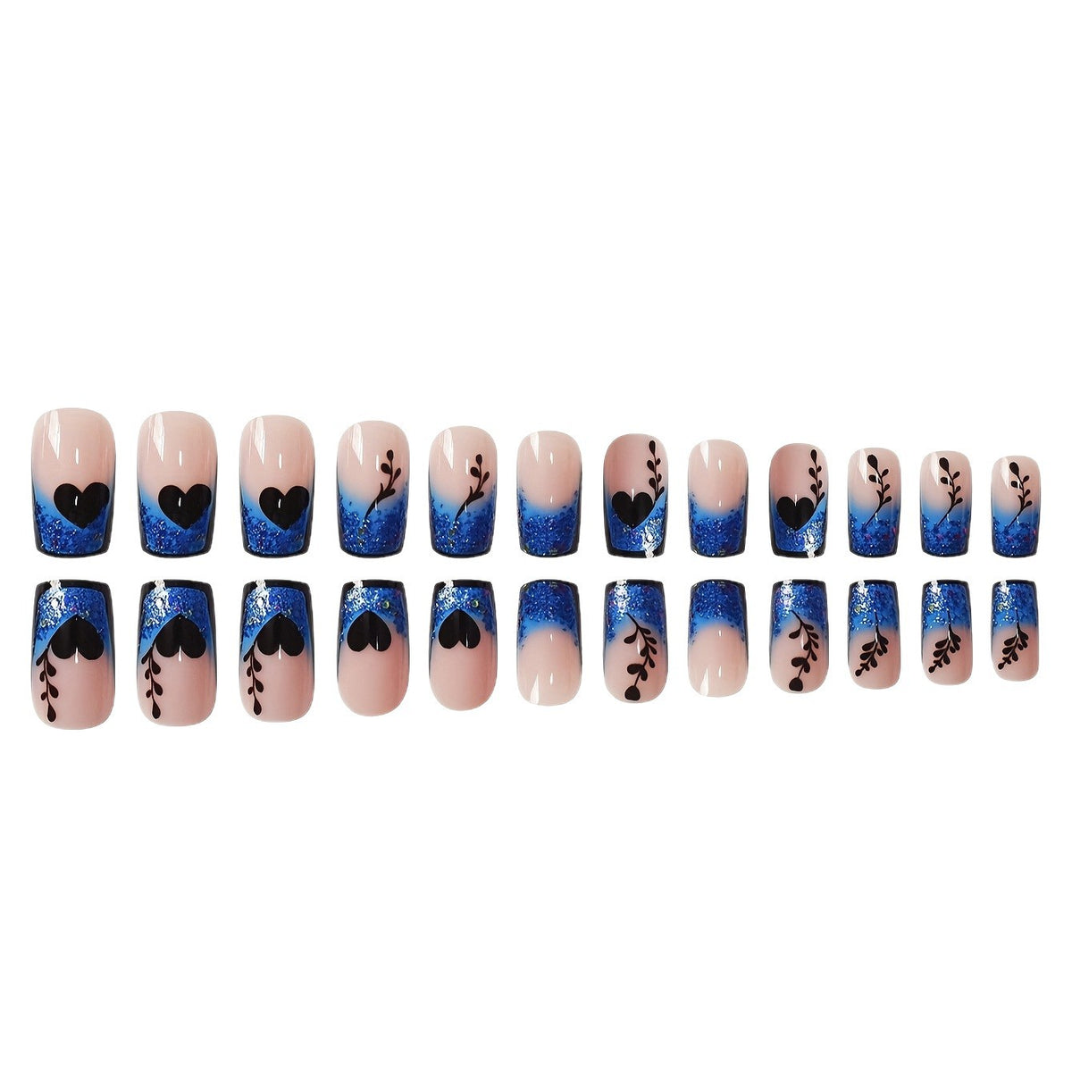 Künstlerische Farbverlauf Nagelkunst Brehn