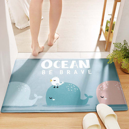 Verspieltes Tierdesign Badmatte