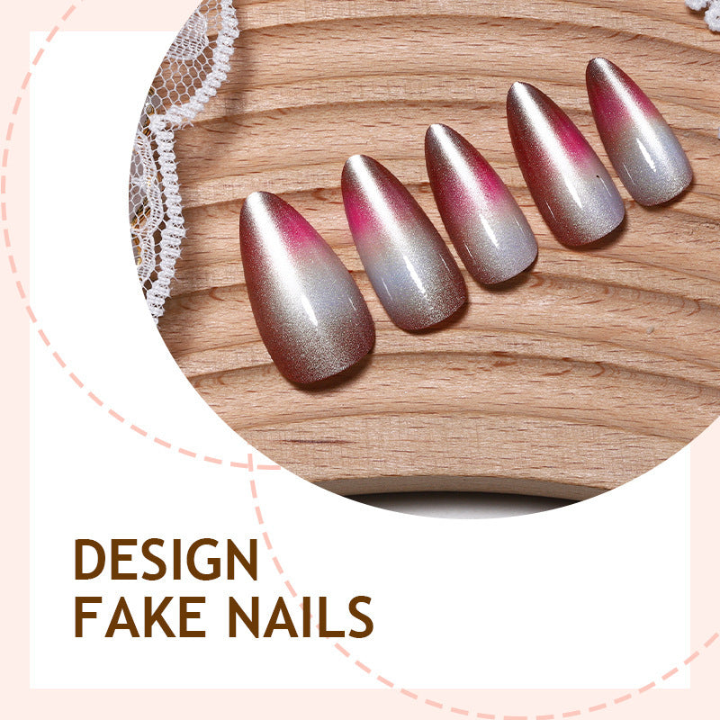 Künstliche Stiletto-Nägel mit Ombre-Effekt Brehn