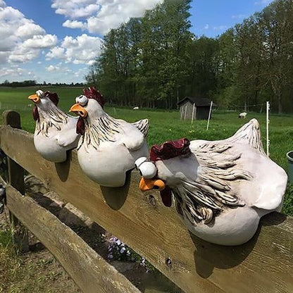 Dekorative Hühner Schmuckfigur Brehn
