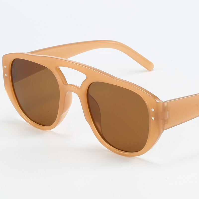 Damen Modische Sonnenbrille im stilvollen Leopardenmuster Brehn