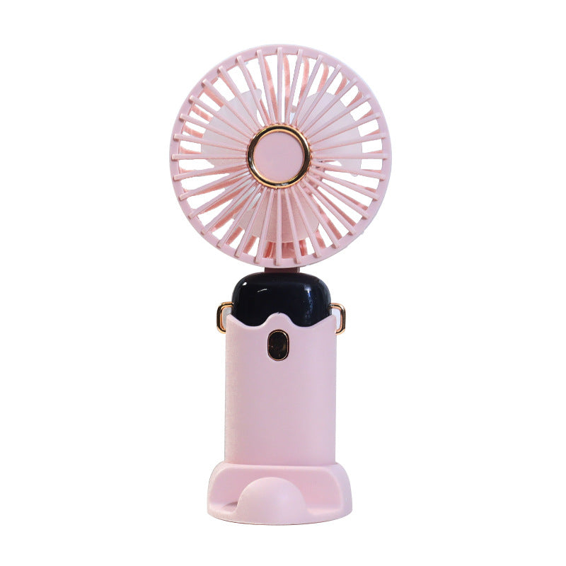Damen Tragbarer Mini-Ventilator mit ergonomischer Griffgestaltung und einstellbarer Neigung Brehn