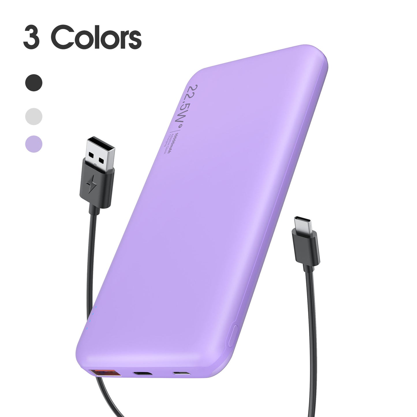 Tragbare Powerbank mit Hochgeschwindigkeitsladung und Mehreren Ladeanschlüssen Brehn